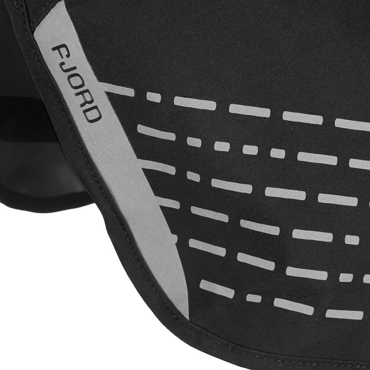 Non-Stop Fjord sadetakki musta/oranssi