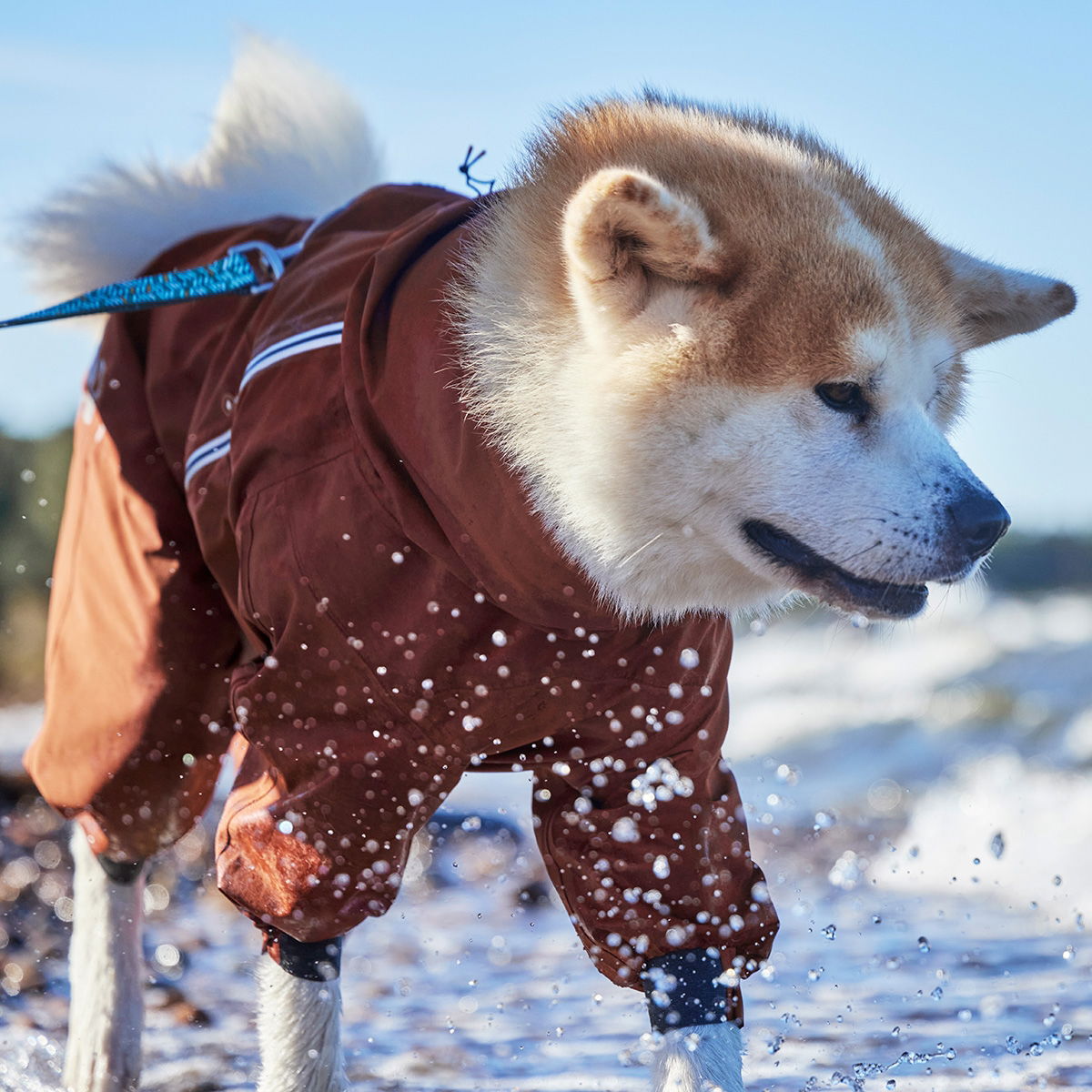 Hurtta Mudventure ECO overall, cinnamon