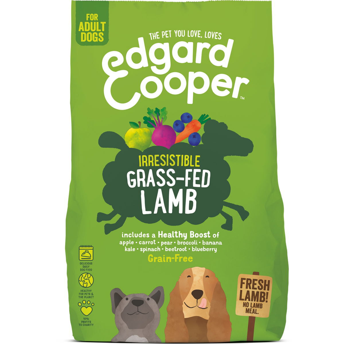 NOT IN USE Edgard & Cooper Dog Grain Free Lamb 7 kg