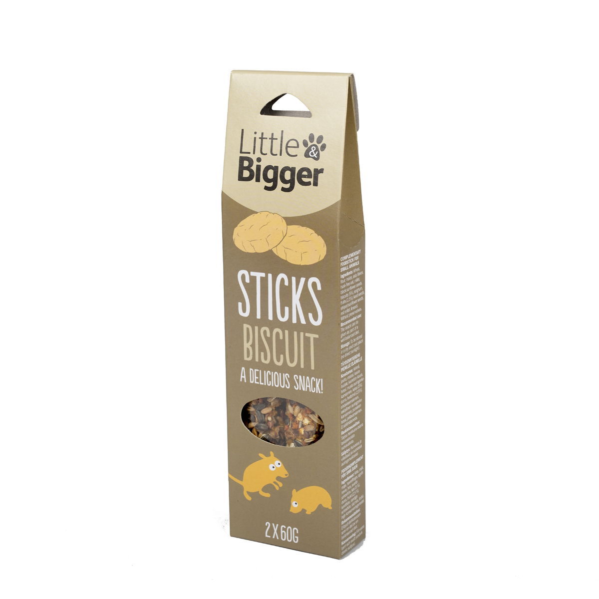 Little&Bigger Biscuit herkkutikku 2x60g