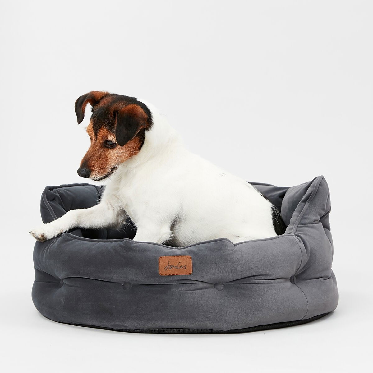 Joules Chesterfield bed grey