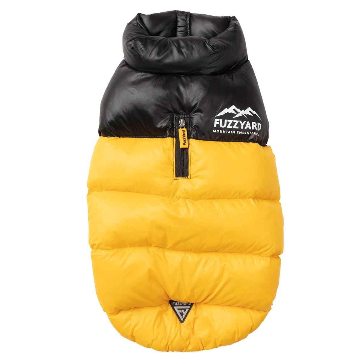 Koiran takki FuzzYard Harlem Puffer, keltainen