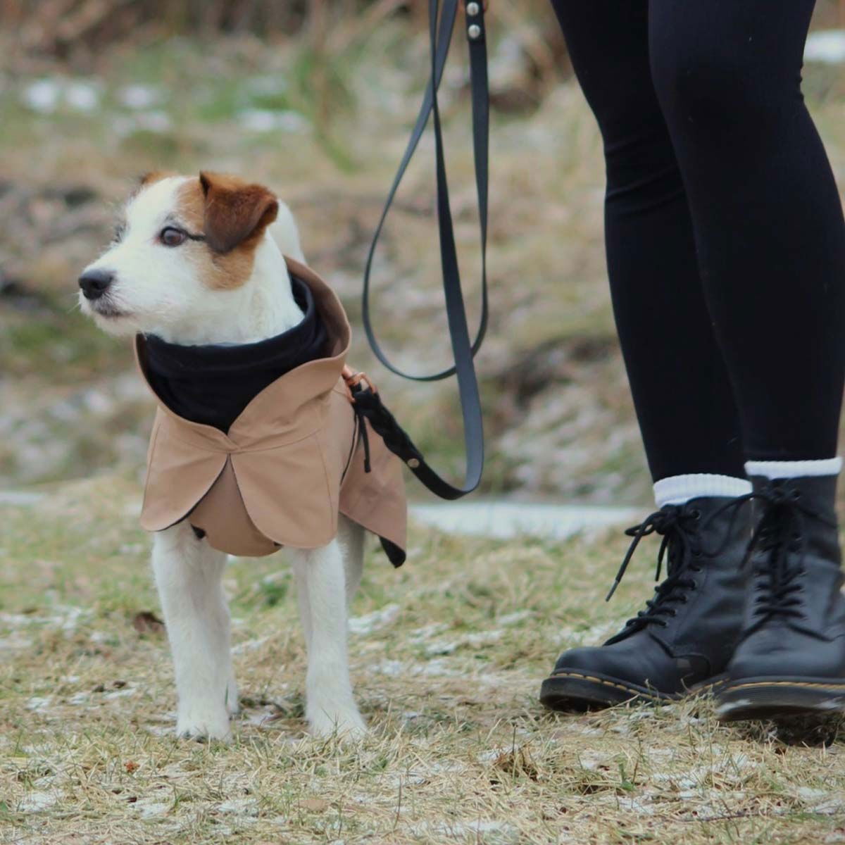 PAIKKA Visibility raincoat lite, Taupe