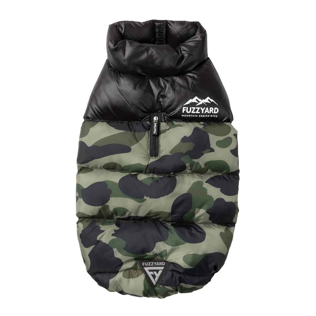 Koiran takki FuzzYard Harlem Puffer, camo