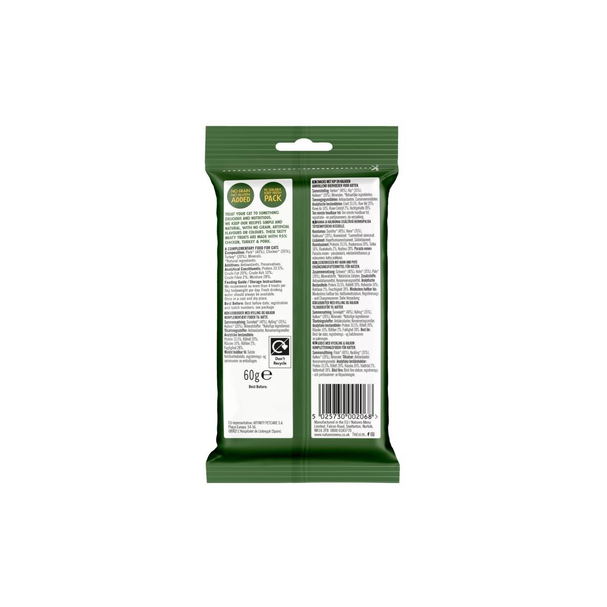 Natures Menu Kalkkunaherkku kissalle 50g