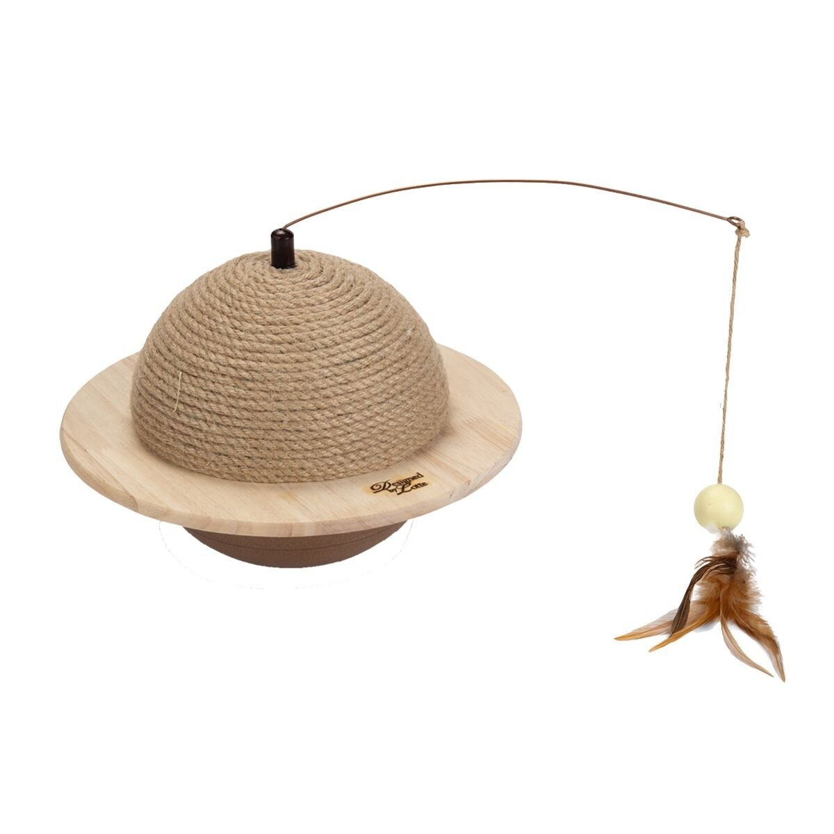 Designed by Lotte Wooden sctaching globe Wiggly