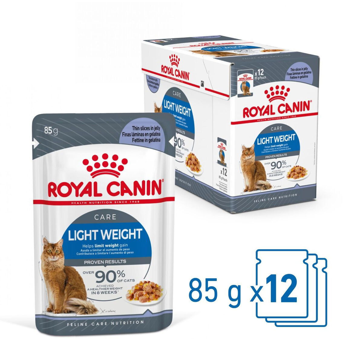 Royal Canin Light Weight Care Jelly Adult kissan märkäruoka