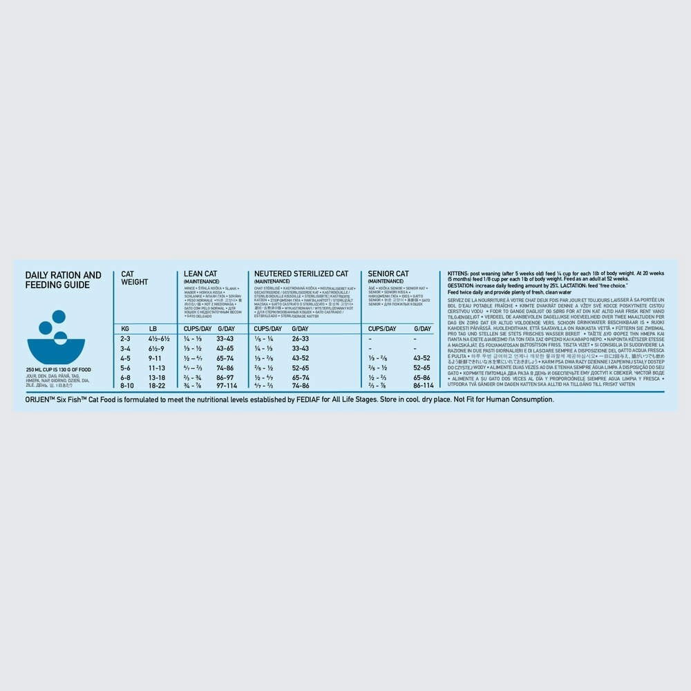 Orijen Cat 6 Fish 