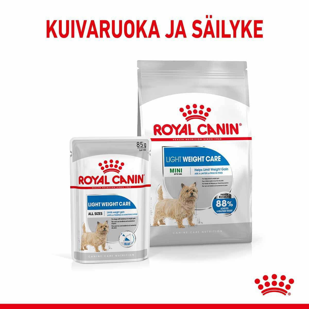 Royal Canin Light Weight Care Mini Adult koiran kuivaruoka