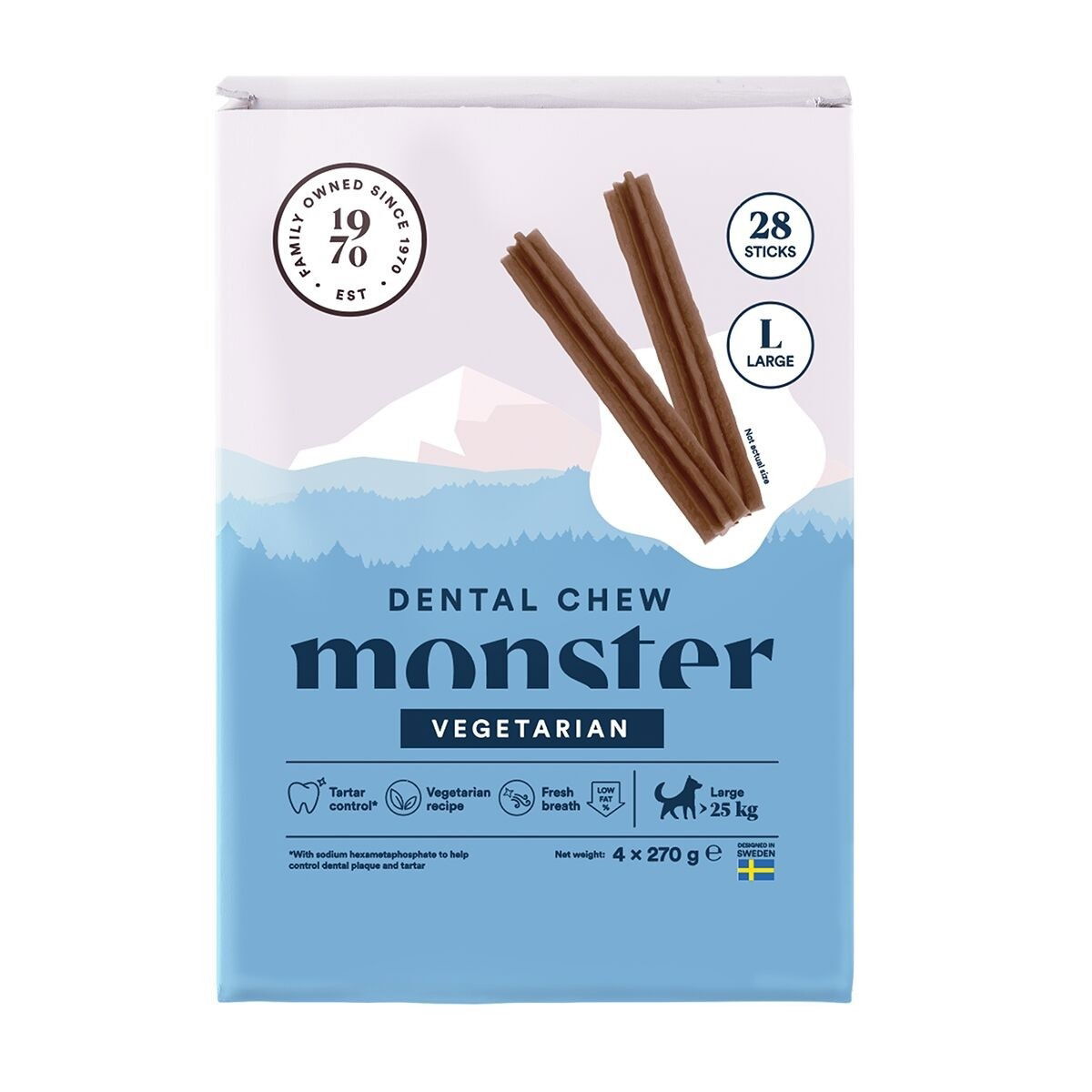 Monster Dog Dental Chew Veg L