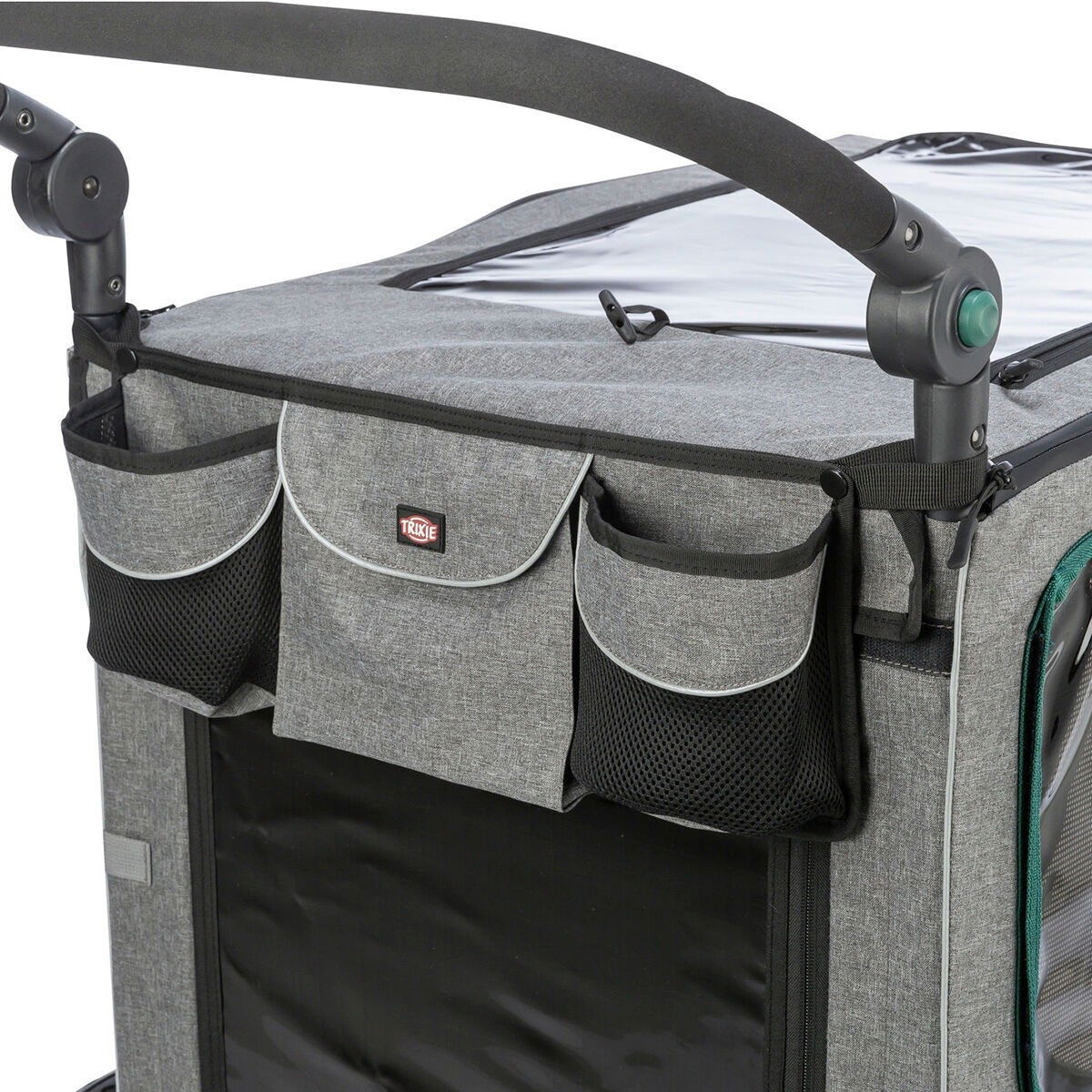 Trixie Bicycle Trailer premium, grey