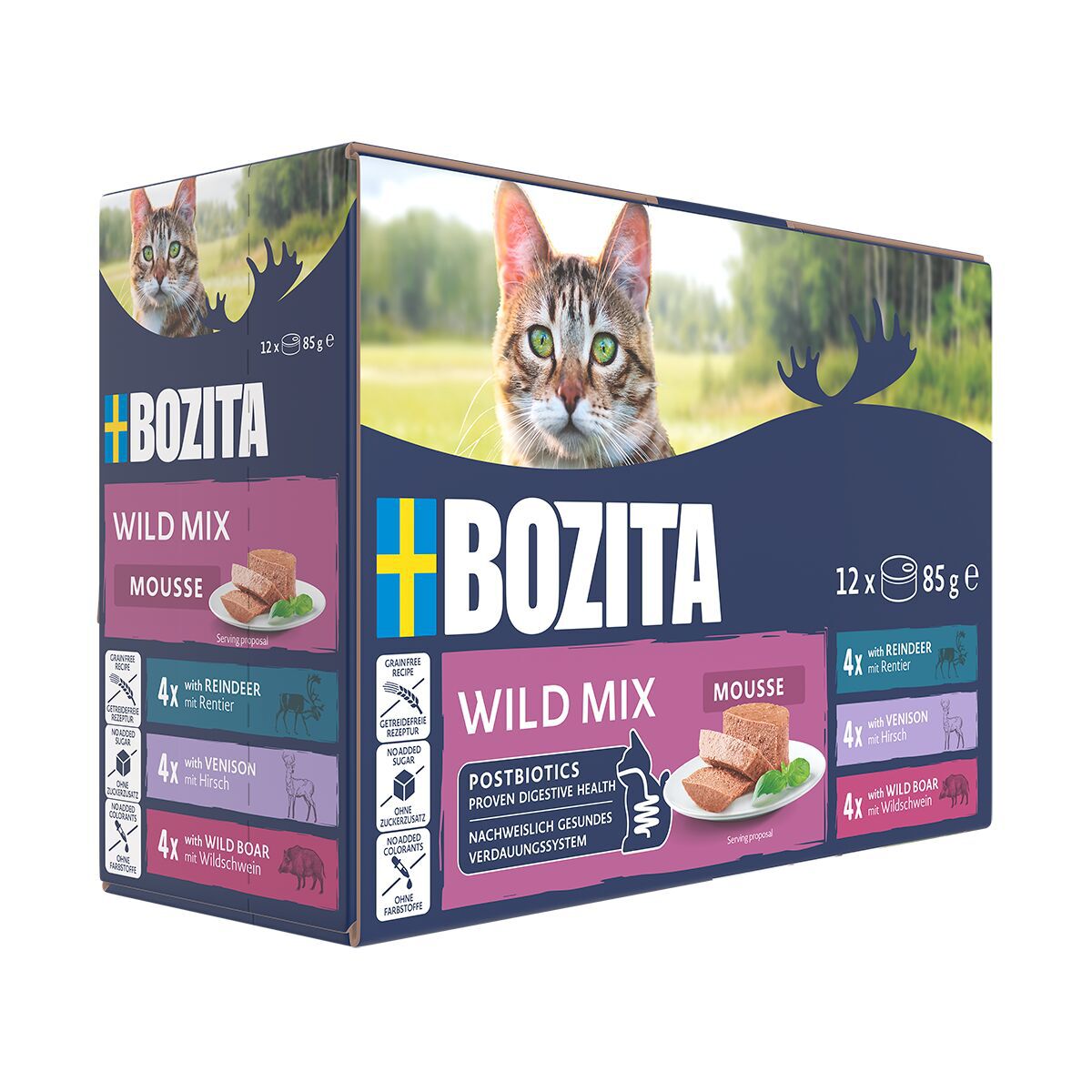 Bozita Mousse Mixed Wild 12x85g