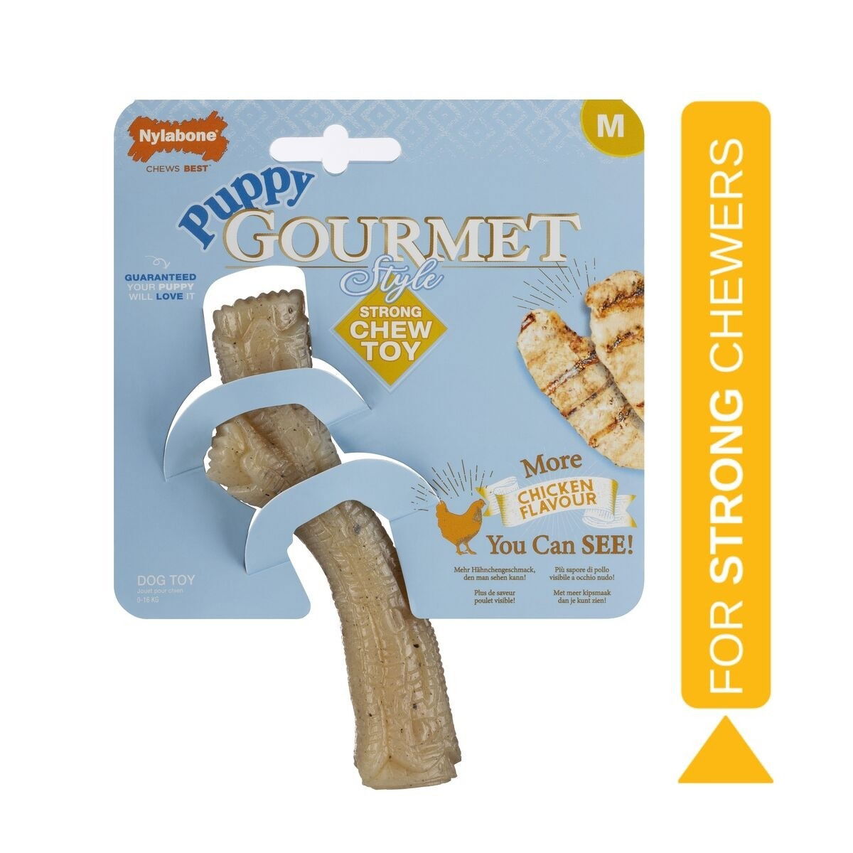 Nylabone Puppy Gourmet stick chicken S