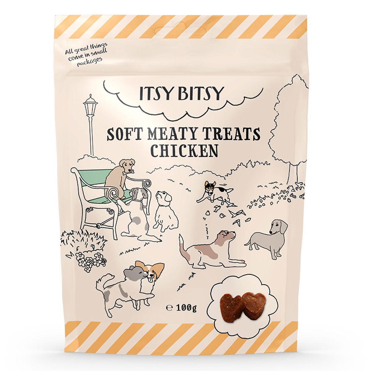 ItsyBitsy lihainen kanaherkku S 100g