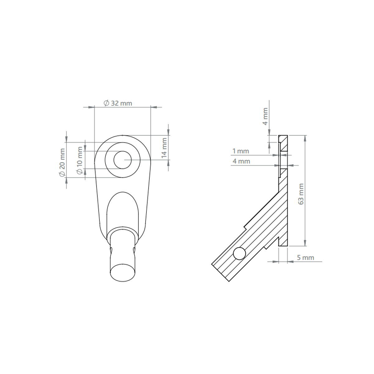 Trixie Bicycle trailer black/red 
