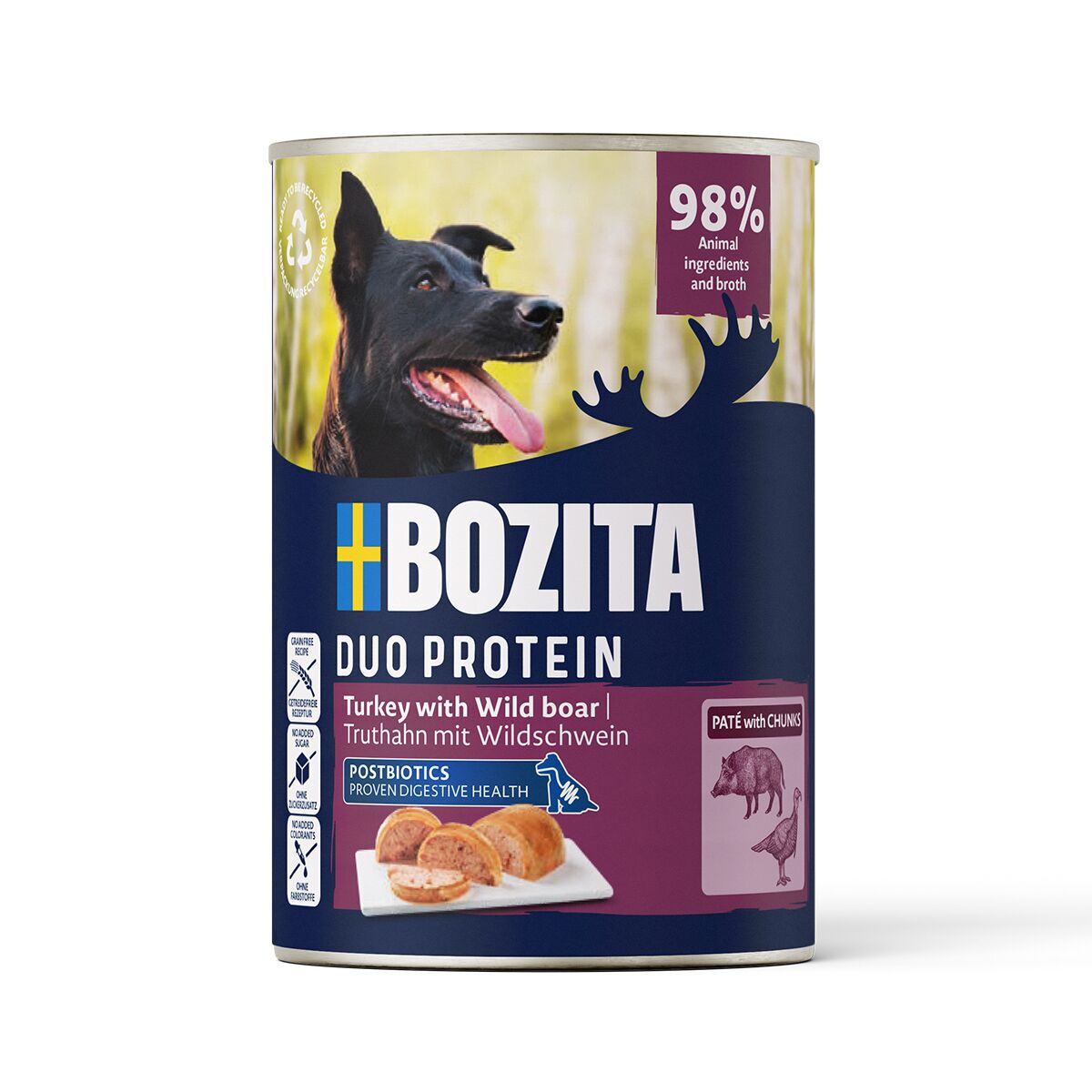 Bozita Dog Pate Turkey with Wild Boar