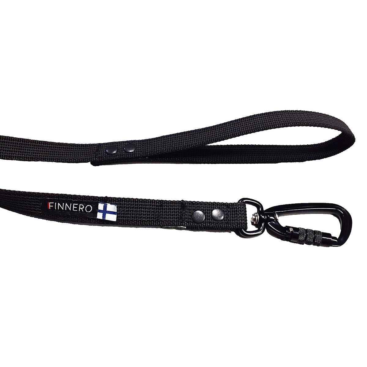 FinNero Rescue grip leash, black