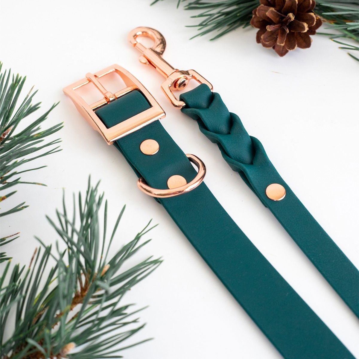 Tyylivoitto Braid hihna smaragdi