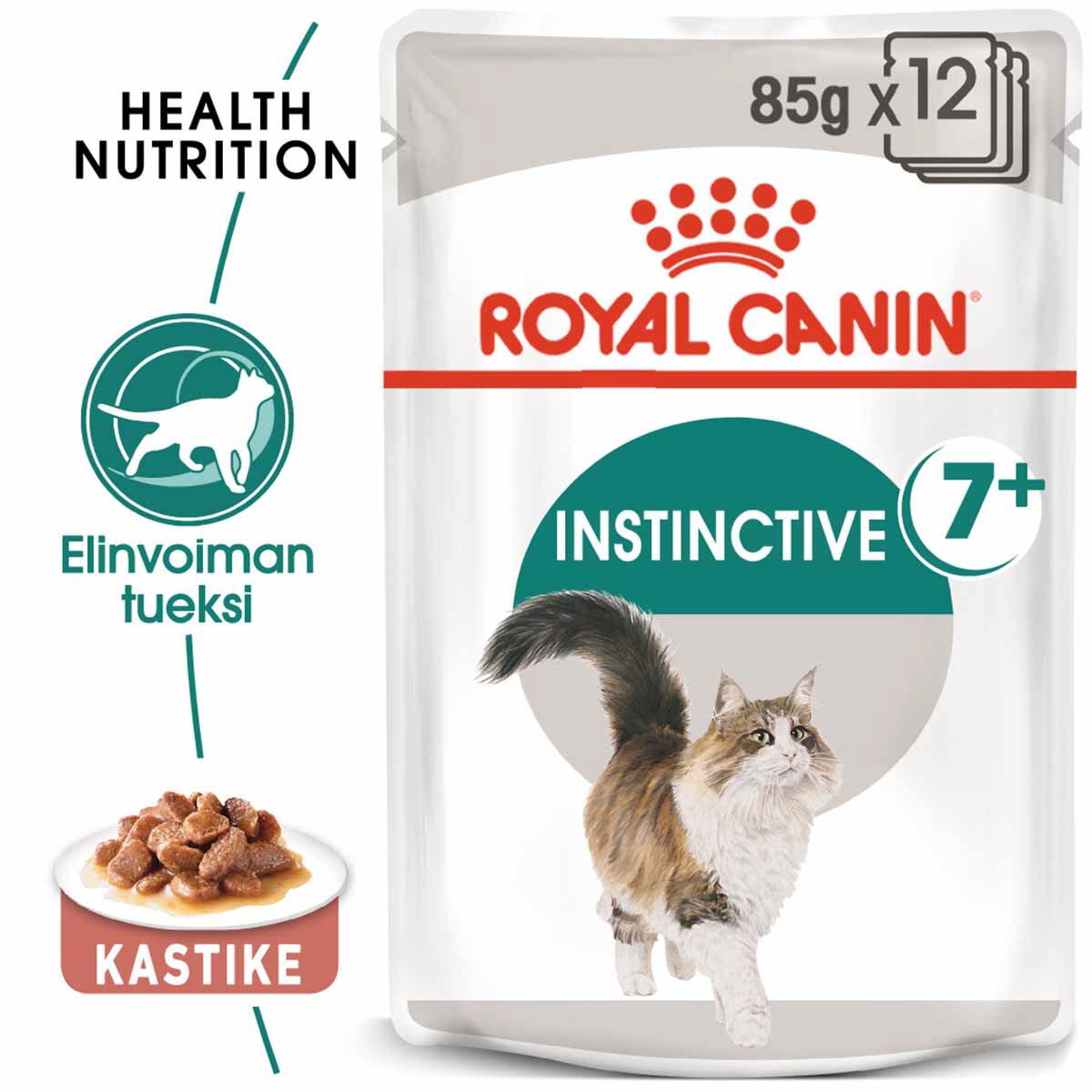 Royal Canin Instinctive 7+ Gravy Ageing kissan märkäruoka 