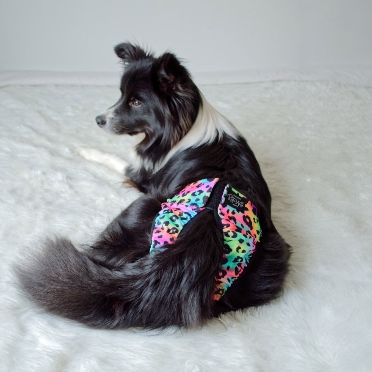 RuttuNuttu juoksupöksyt kietaisumalli, sateenkaari leo