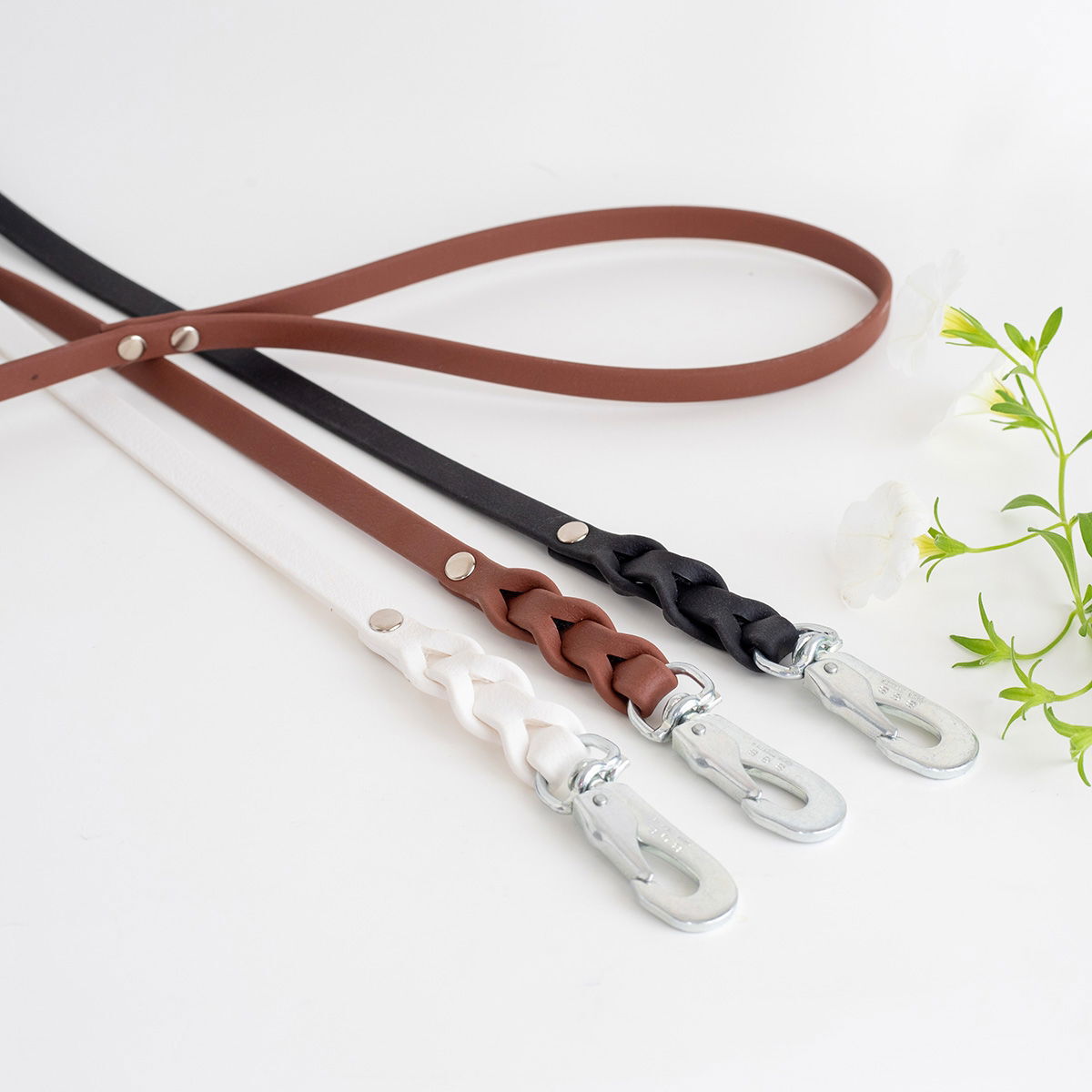 Tyylivoitto Braid show leash, brown