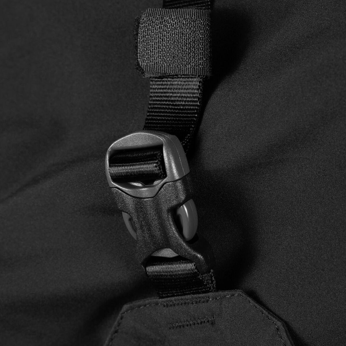 Non-Stop Fjord sadetakki musta/oranssi