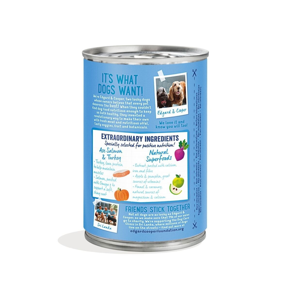 Edgard&Cooper Dog Salmon & Turkey
