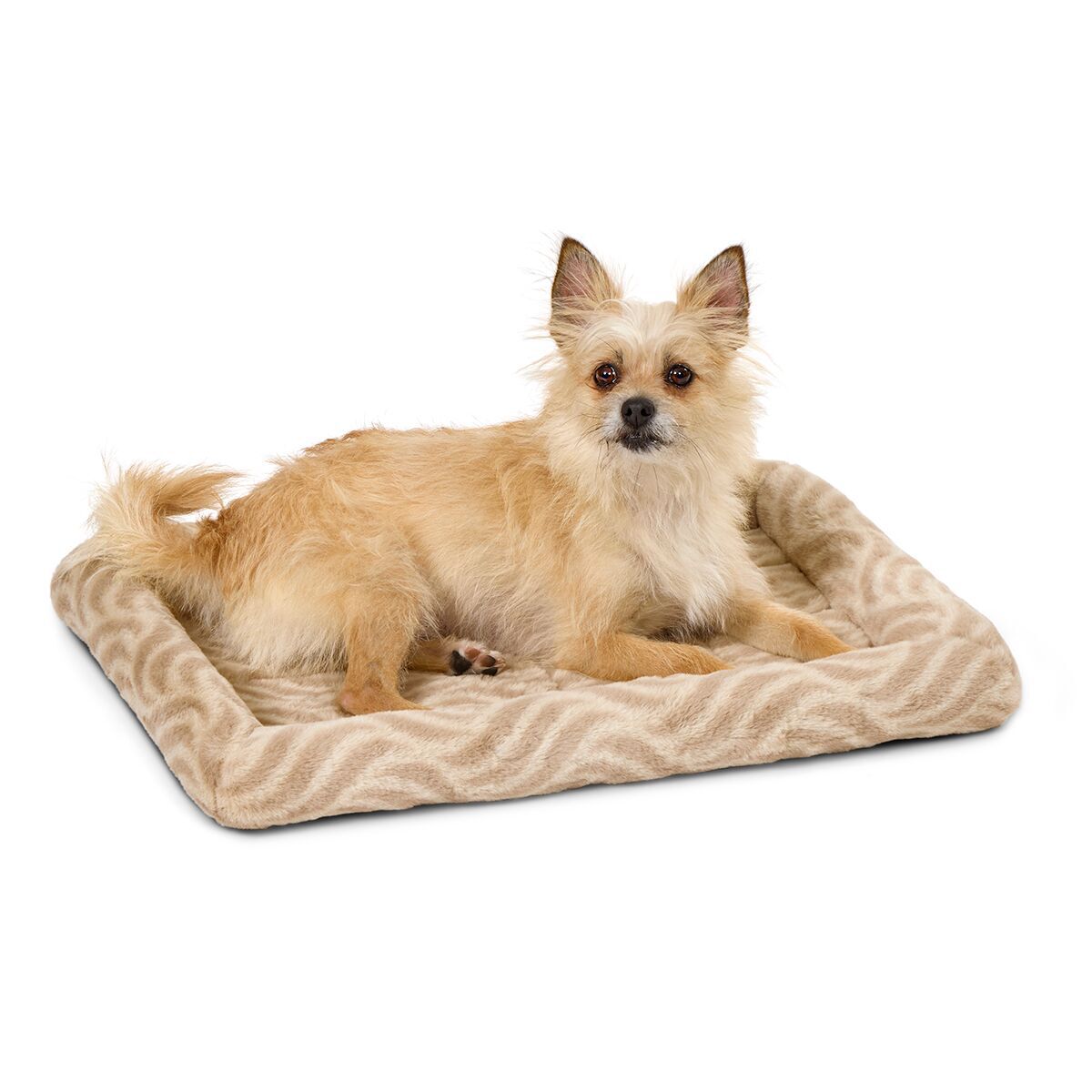 Midwest QuietTime Wave Pet Bed Tan