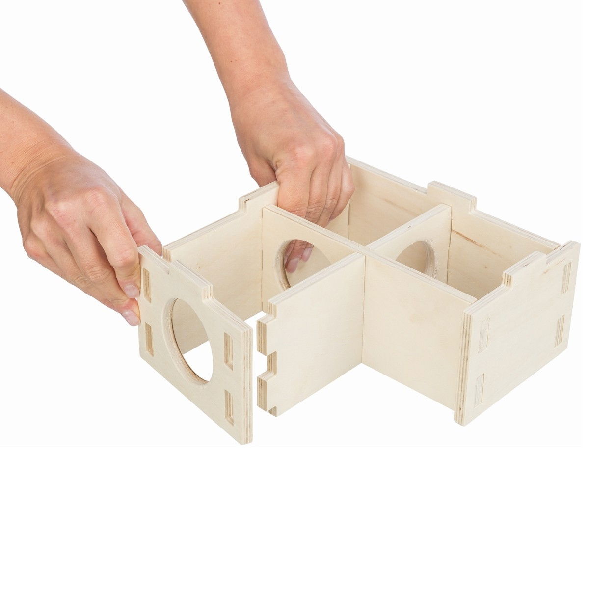 Trixie 3-kammioinen kulmamökki 