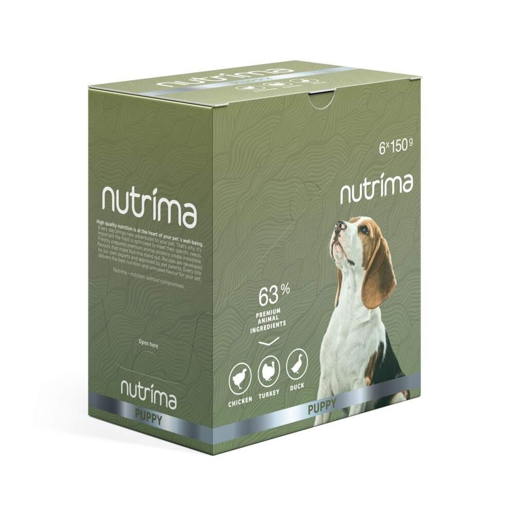 Nutrima Growth Puppy kana, kalkkuna & ankka 150 g