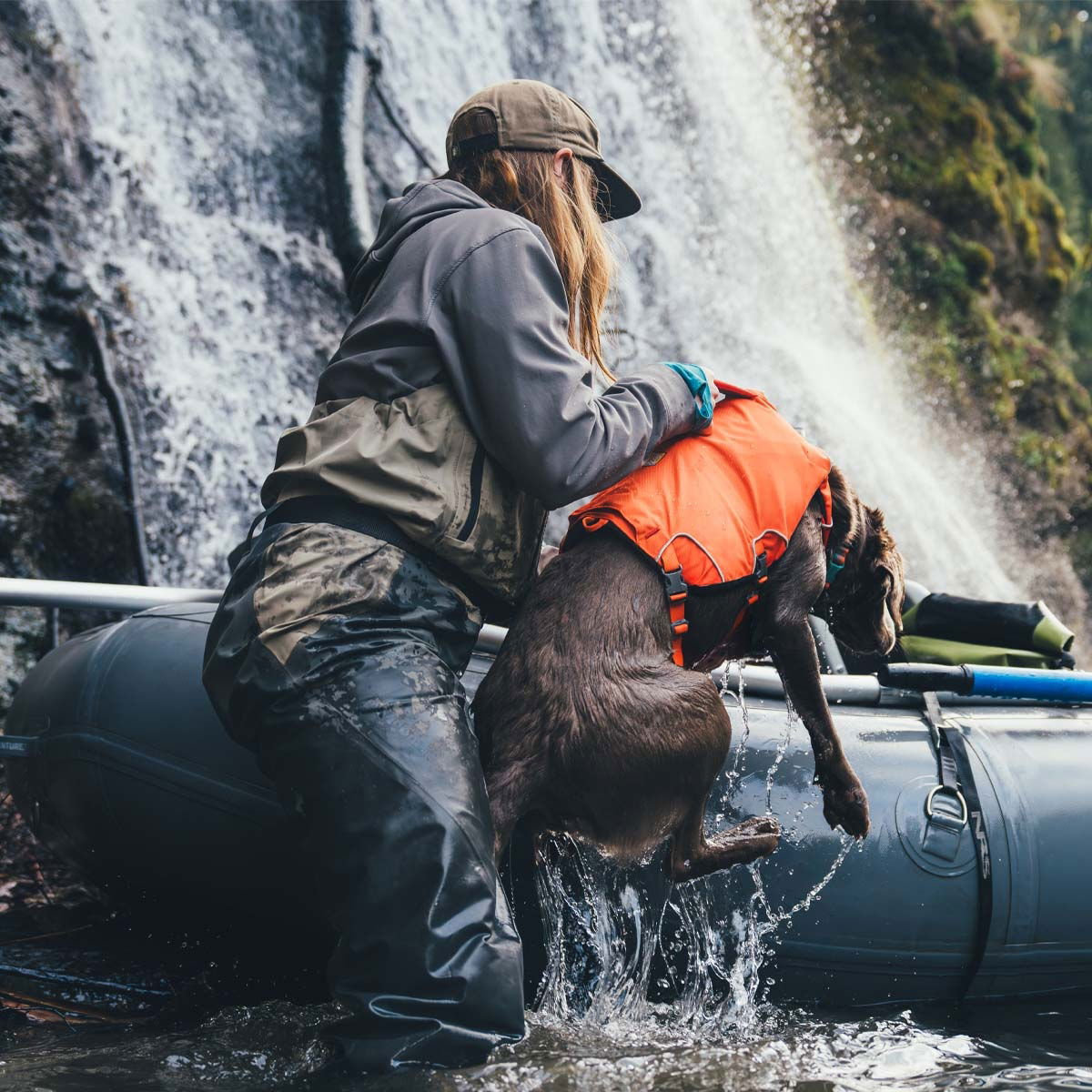Ruffwear Confluence life jacket, Tangelo Orange