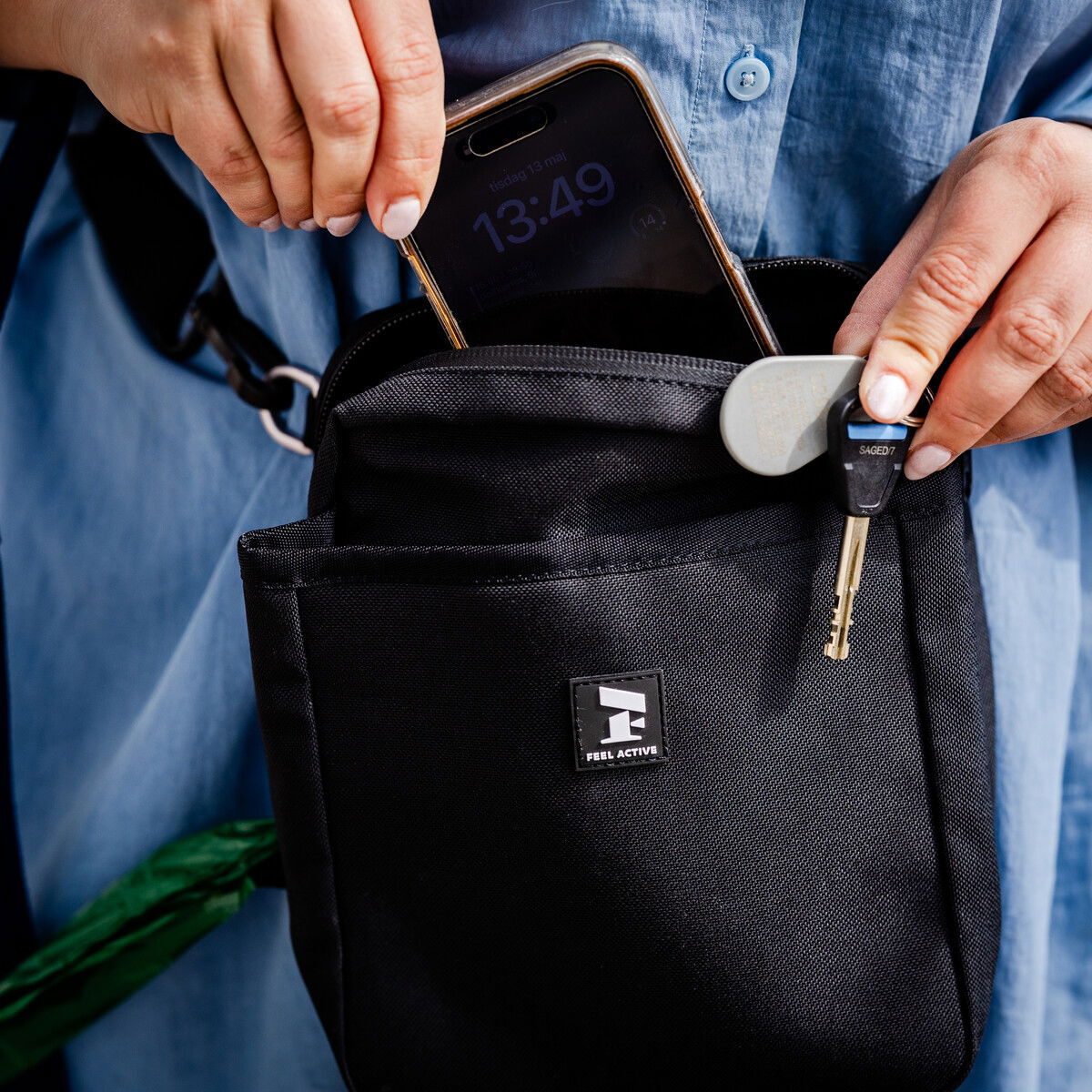 Feel Active makupalalaukku City  musta