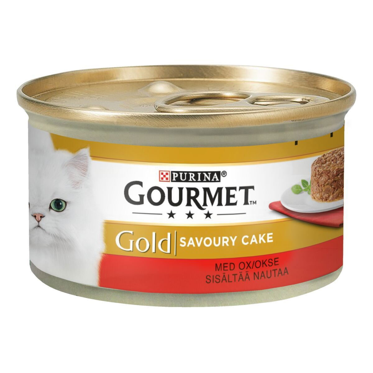 Gourmet Gold Savoury Cake Nautaa ja tomaattia kastikkeessa 24x85g