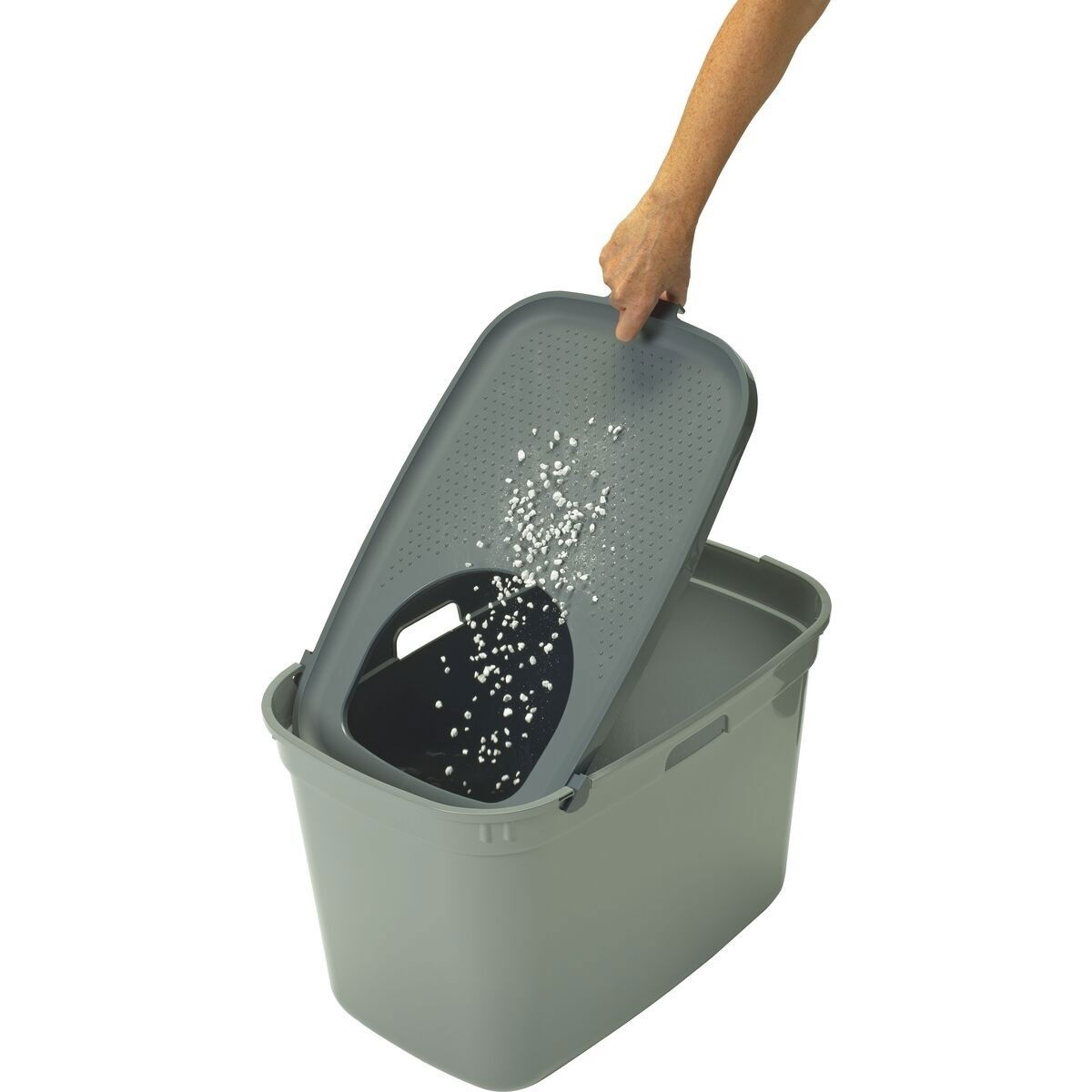 Moderna Top Cat kissanvessa 98kierrätetystä muovista oliivinvihreä