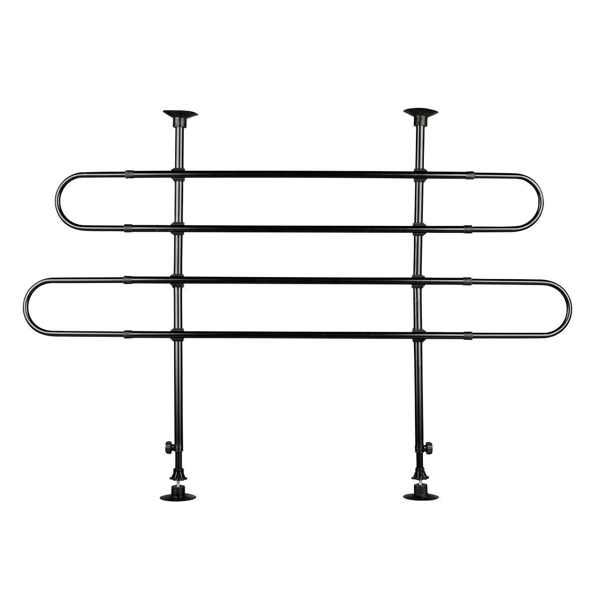 Trixie Koirakalteri kaareva musta, leveys 85-140 cm, korkeus 75-110 cm