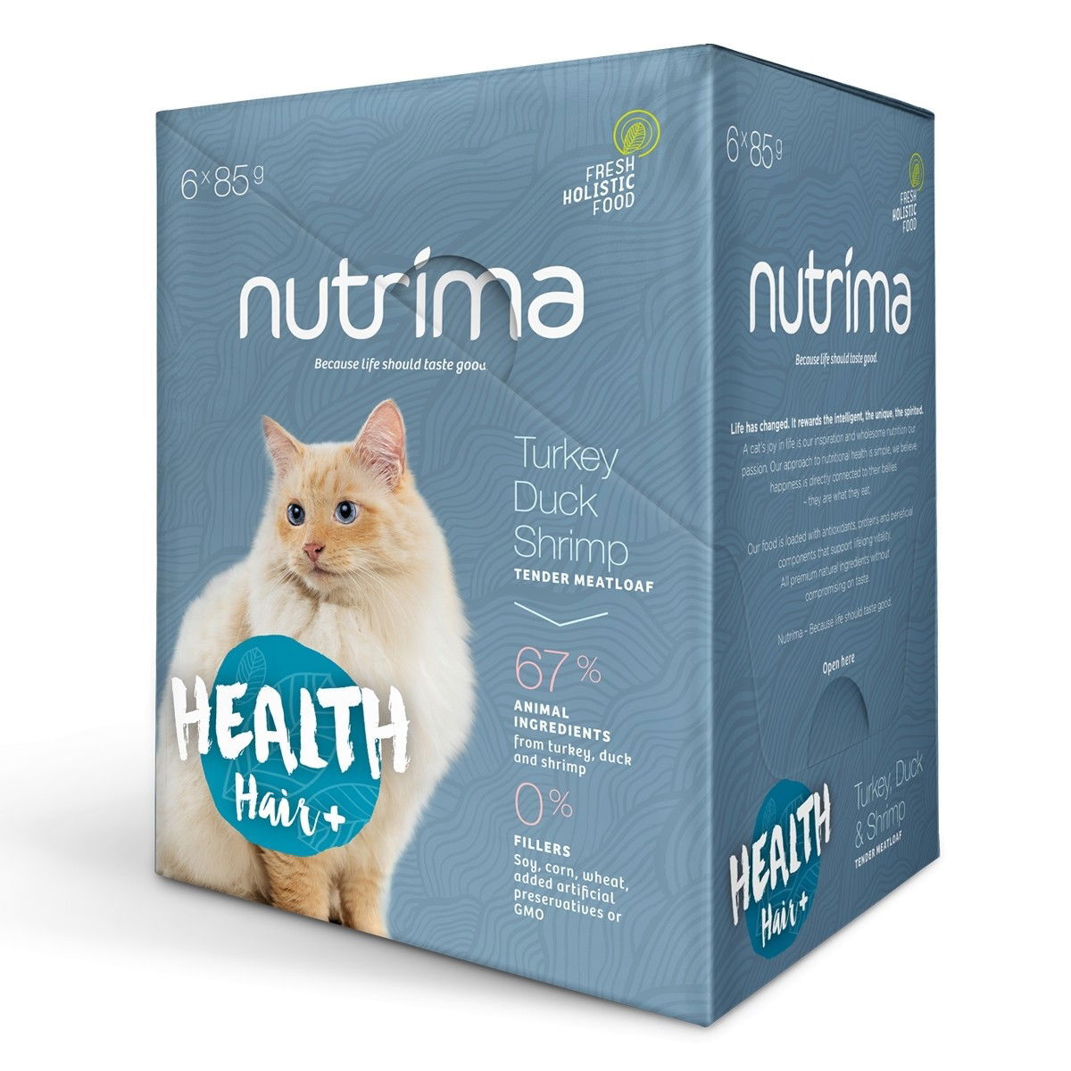 Nutrima Health Hair+ kalkkuna, ankka & katkarapu 85 g