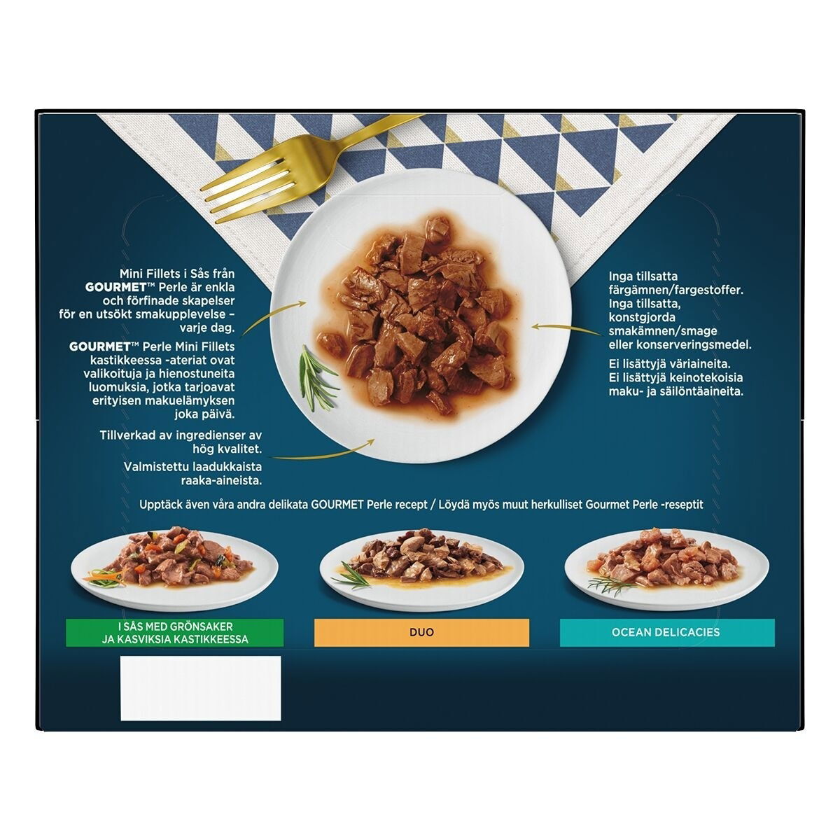 Gourmet Perle Mini Fillets Meat&Fish Gravy 24x85g