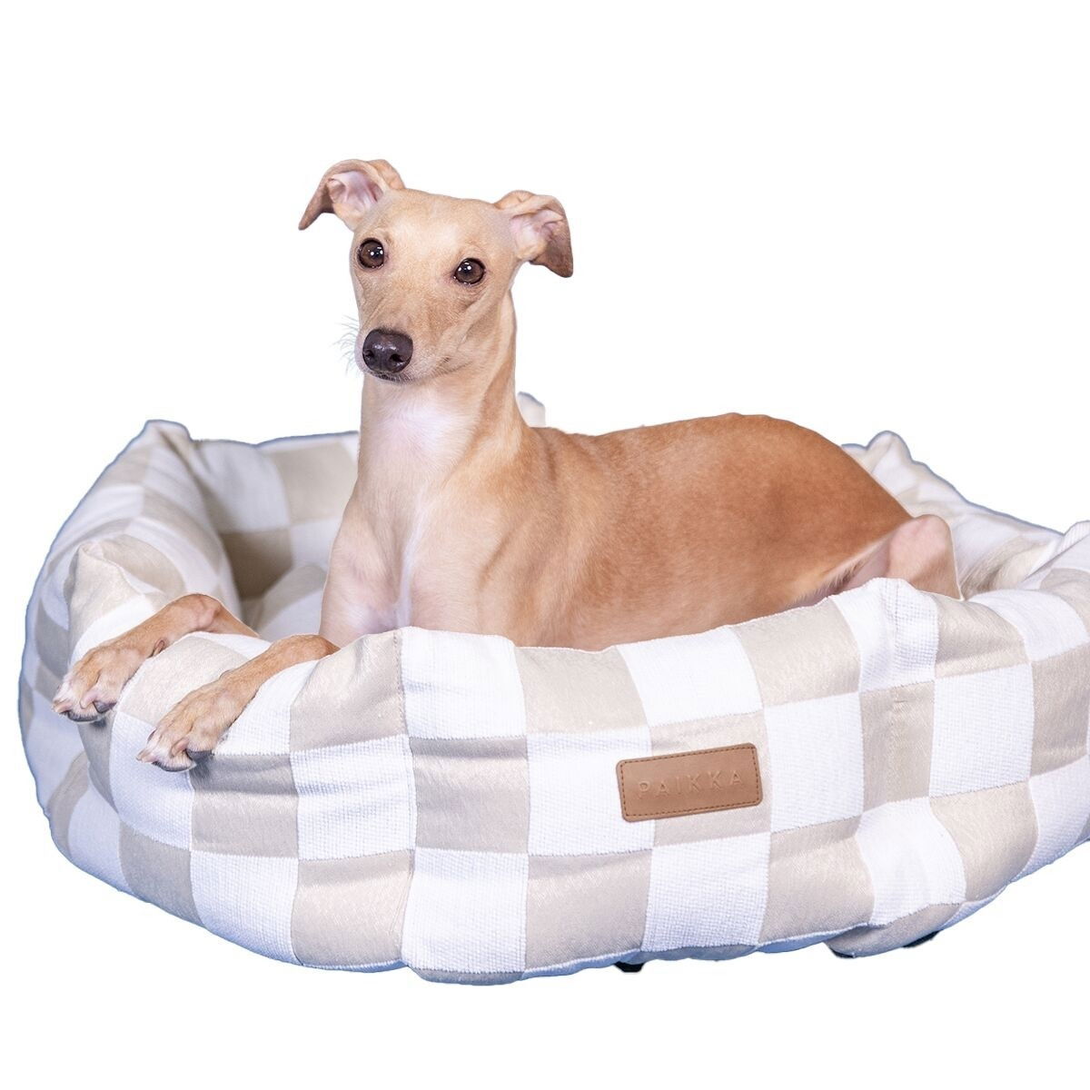 PAIKKA Check Bed Beige