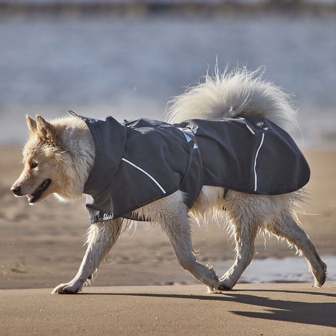 Hurtta Mudventure ECO sadetakki harmaa