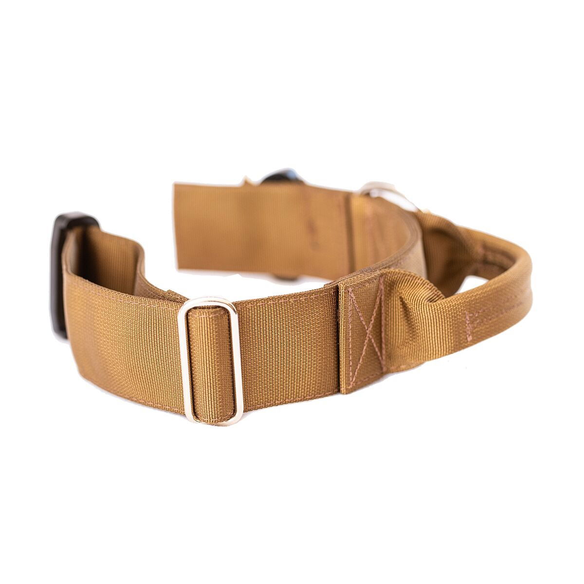 Salmiakkitassu Cobra collar with handle coyote