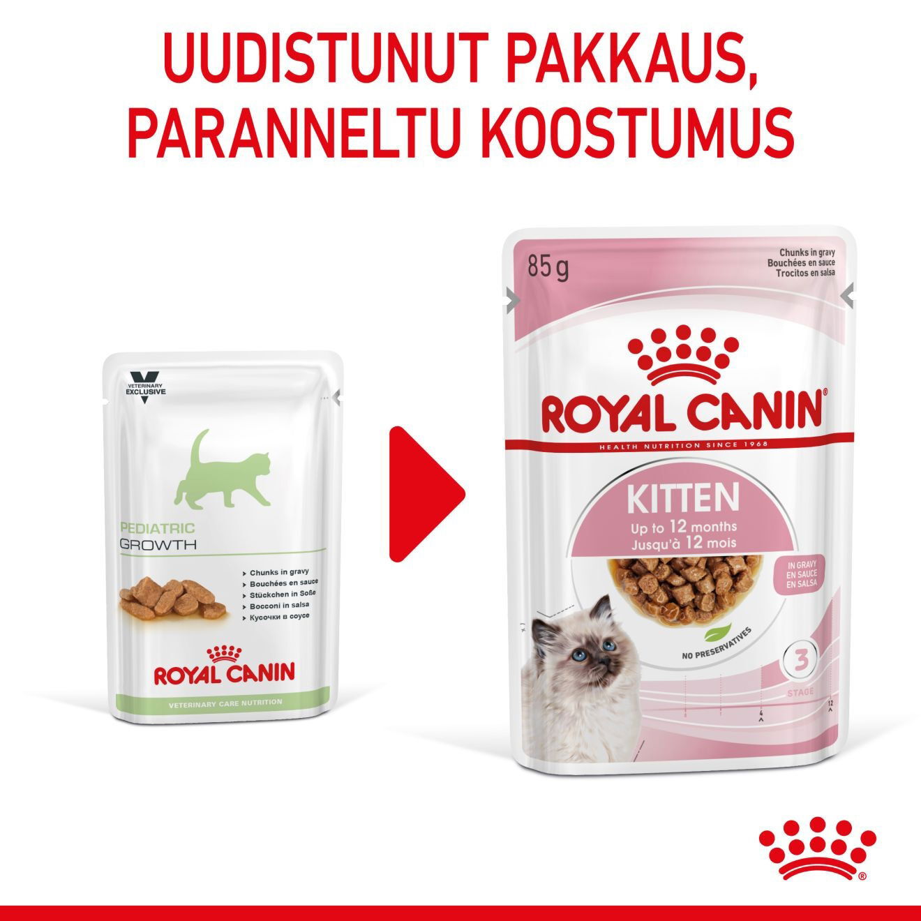 Royal Canin Kitten Gravy kissanpennun märkäruoka