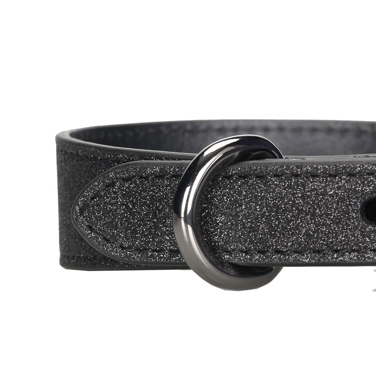 Collar of Sweden Black Glitter Collar Thin