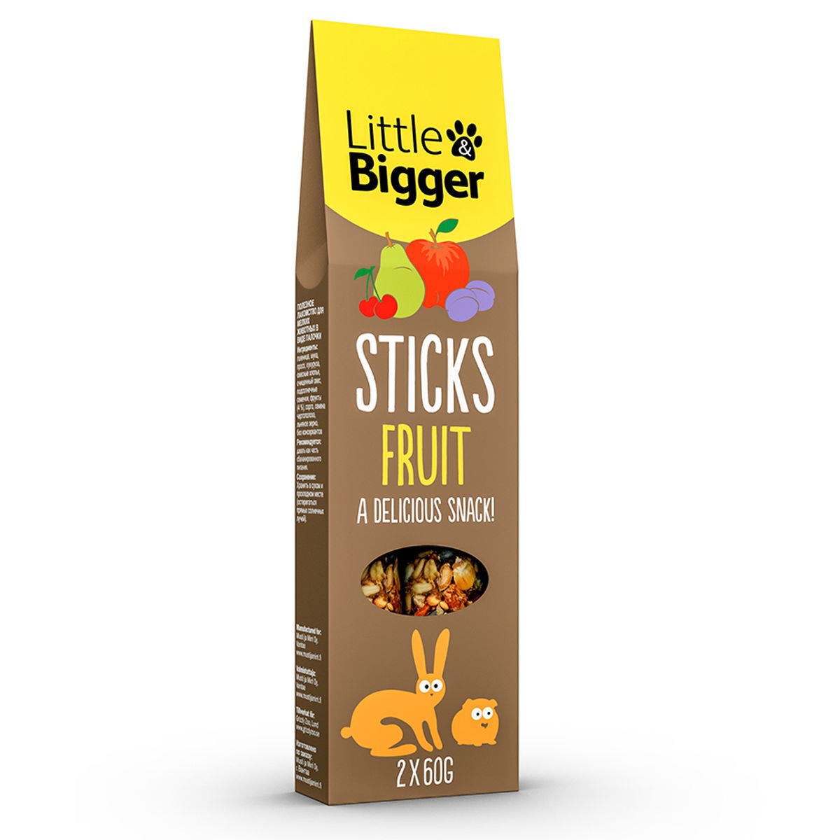 Little&Bigger Fruit herkkutikku 2 x 60 g