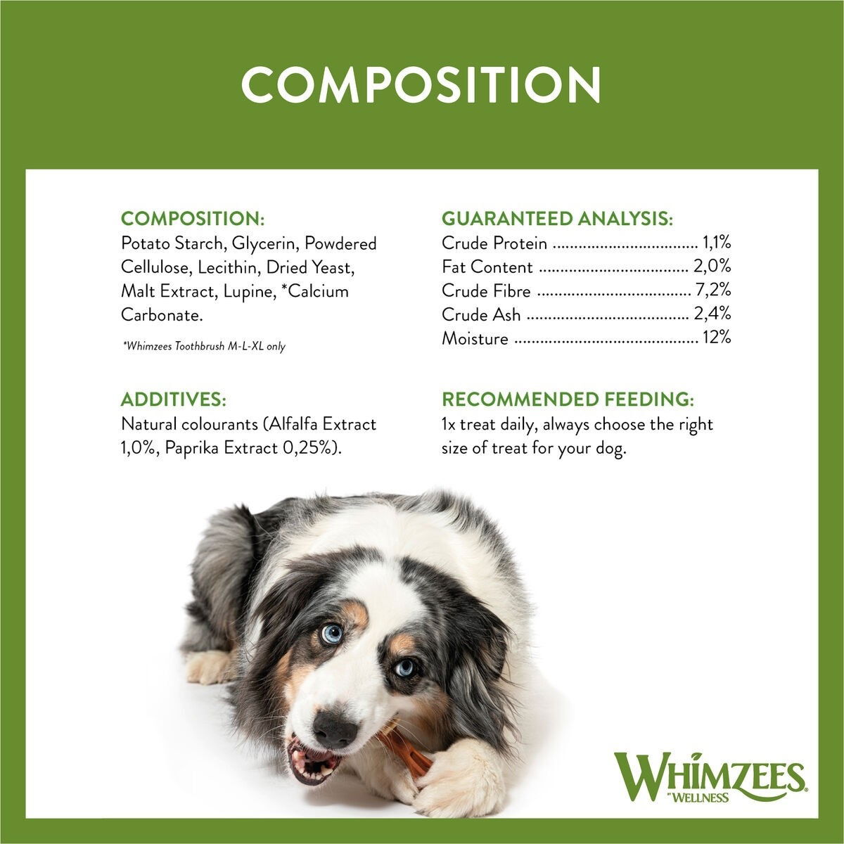 Whimzees hammasharja L 6kpl