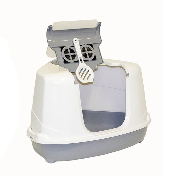 Moderna Flip Corner kissanvessa tummansininen