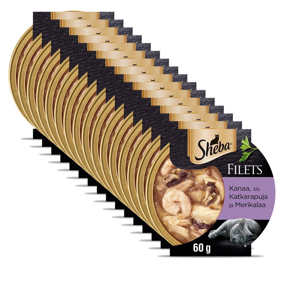 Sheba chicken, shrimp & fish gravy 60g