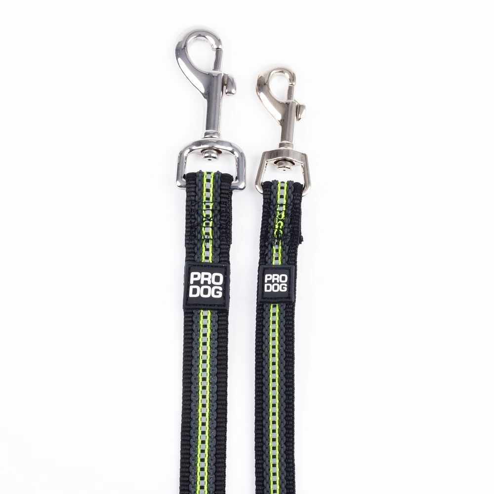 Pro Dog Grip talutin heijastimella neon