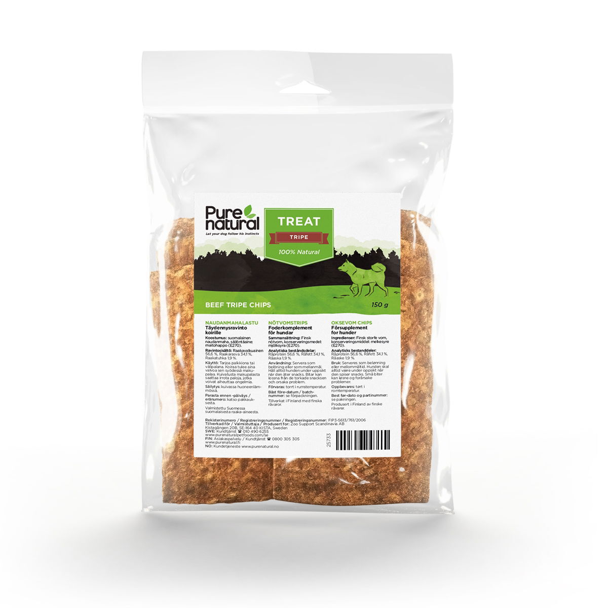 Purenatural Naudan Mahalastu koiralle 150 g