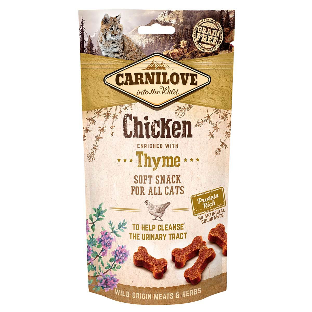 Carnilove Cat Snack kana+timjami 50 g