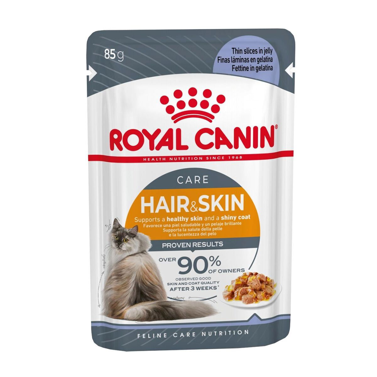 Royal Canin Hair & Skin Care Jelly Adult kissan märkäruoka